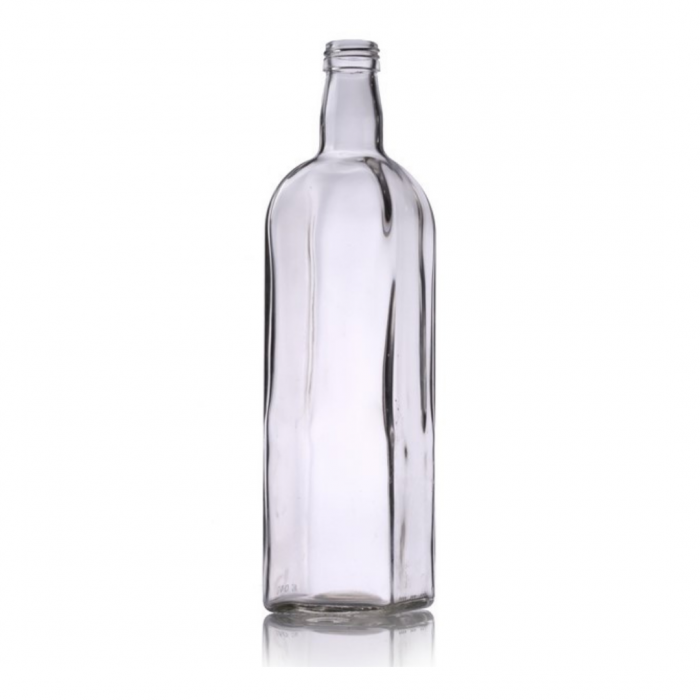 Marasca 1000 ml Cam Şişe (Şeffaf)